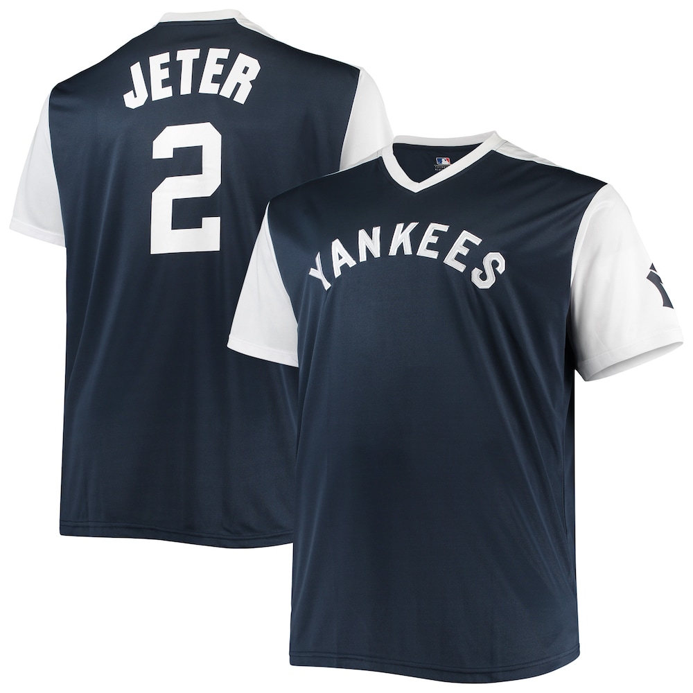 Derek Jeter New York Yankees Cooperstown Collection Replica Player Jersey | Navy/White