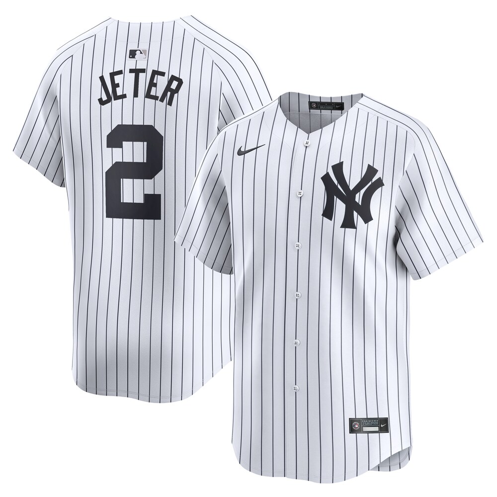 Derek Jeter New York Yankees Home Limited Player Jersey | White