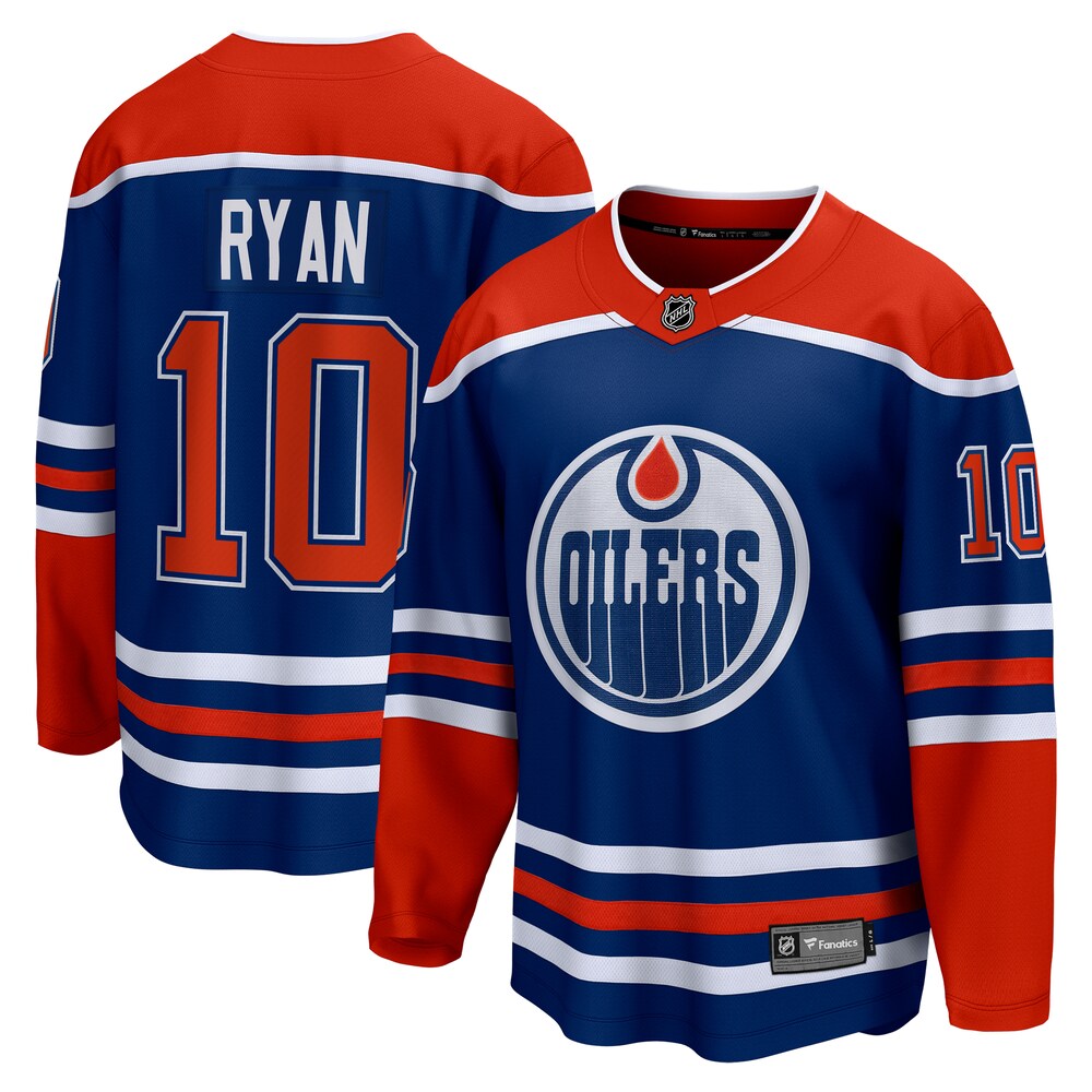Derek Ryan Edmonton Oilers Fanatics Branded Home Breakaway Jersey - Royal
