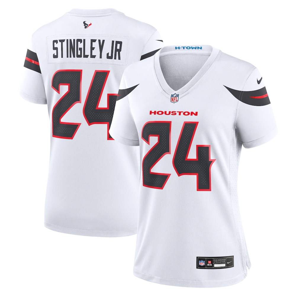 Derek Stingley Jr. Houston Texans Women's Game Jersey | White