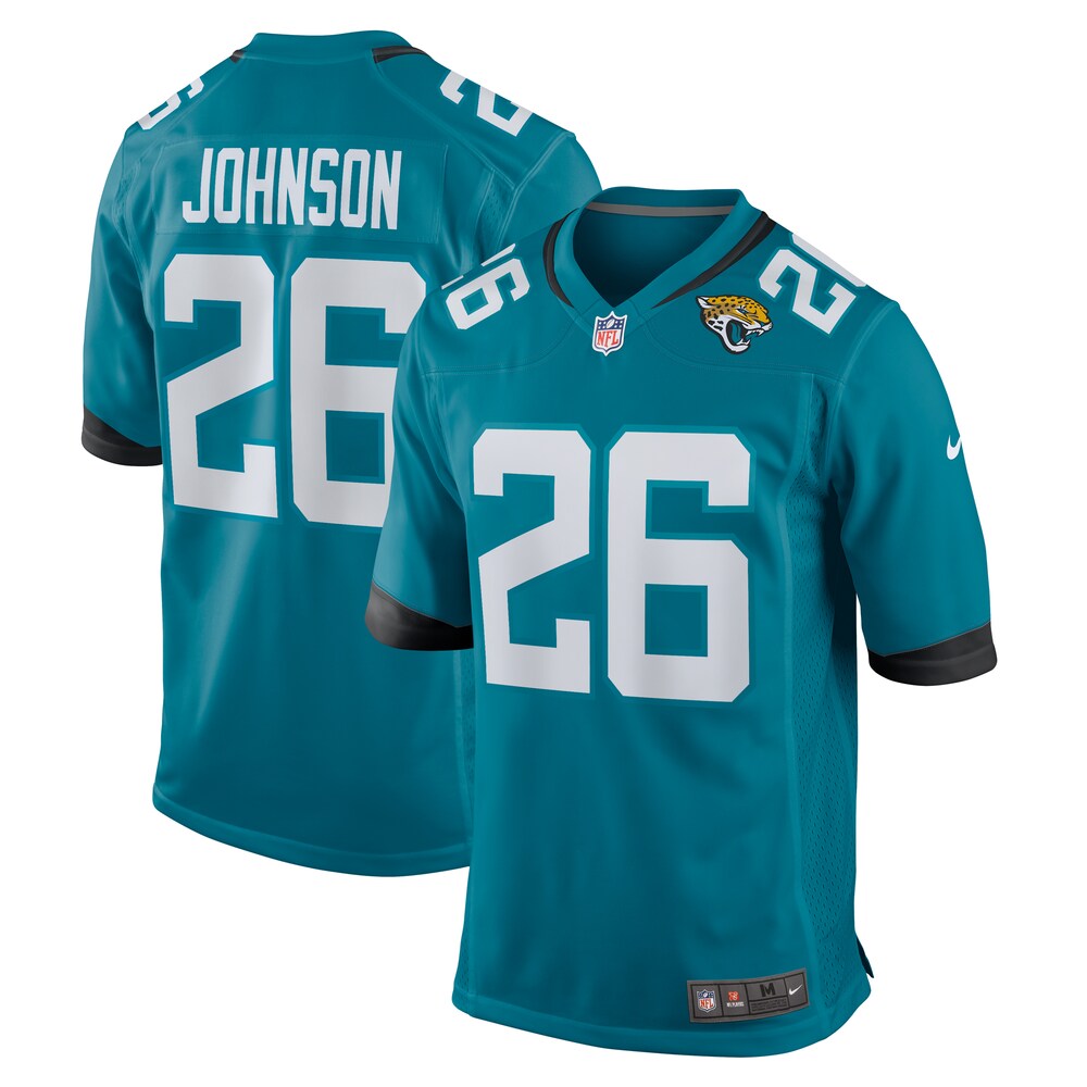 D'Ernest Johnson Jacksonville Jaguars Nike Women's Game Jersey - Teal