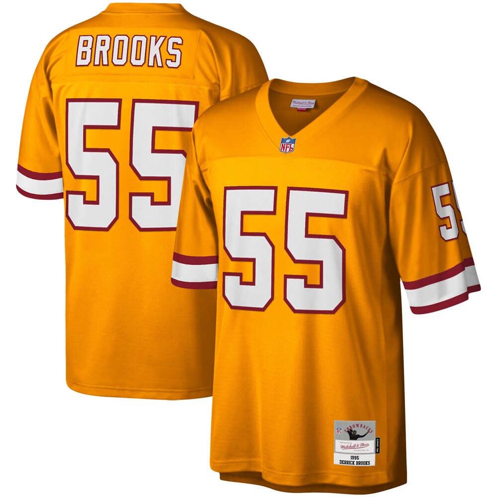 Derrick Brooks Tampa Bay Buccaneers Mitchell & Ness Youth 1995 Retired Player Legacy Jersey - Orange