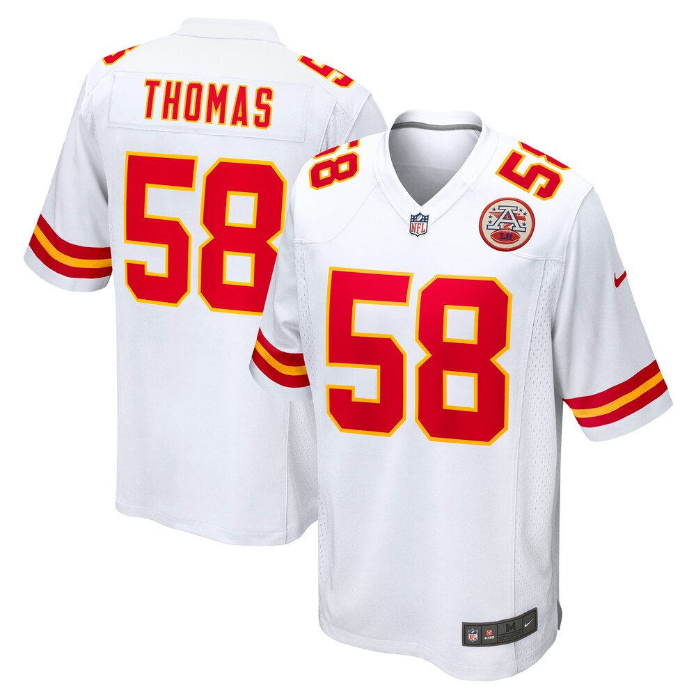 Derrick Thomas Kansas City Chiefs Retired Player Game Jersey | White