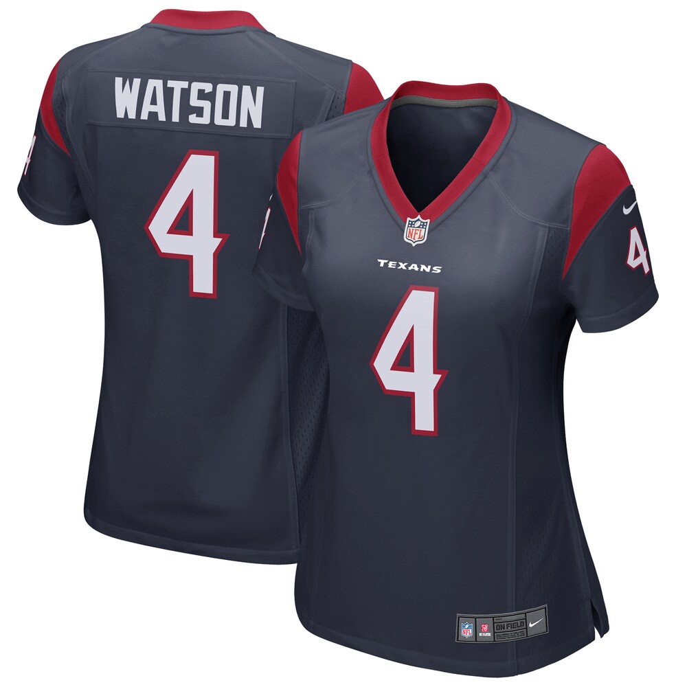 Deshaun Watson Houston Texans Women's Game Player Jersey - Navy