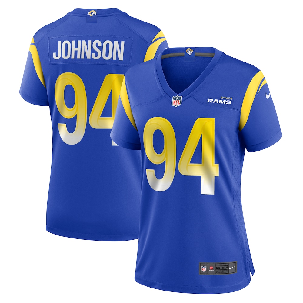 Desjuan Johnson Los Angeles Rams Women's Home Game Jersey - Royal