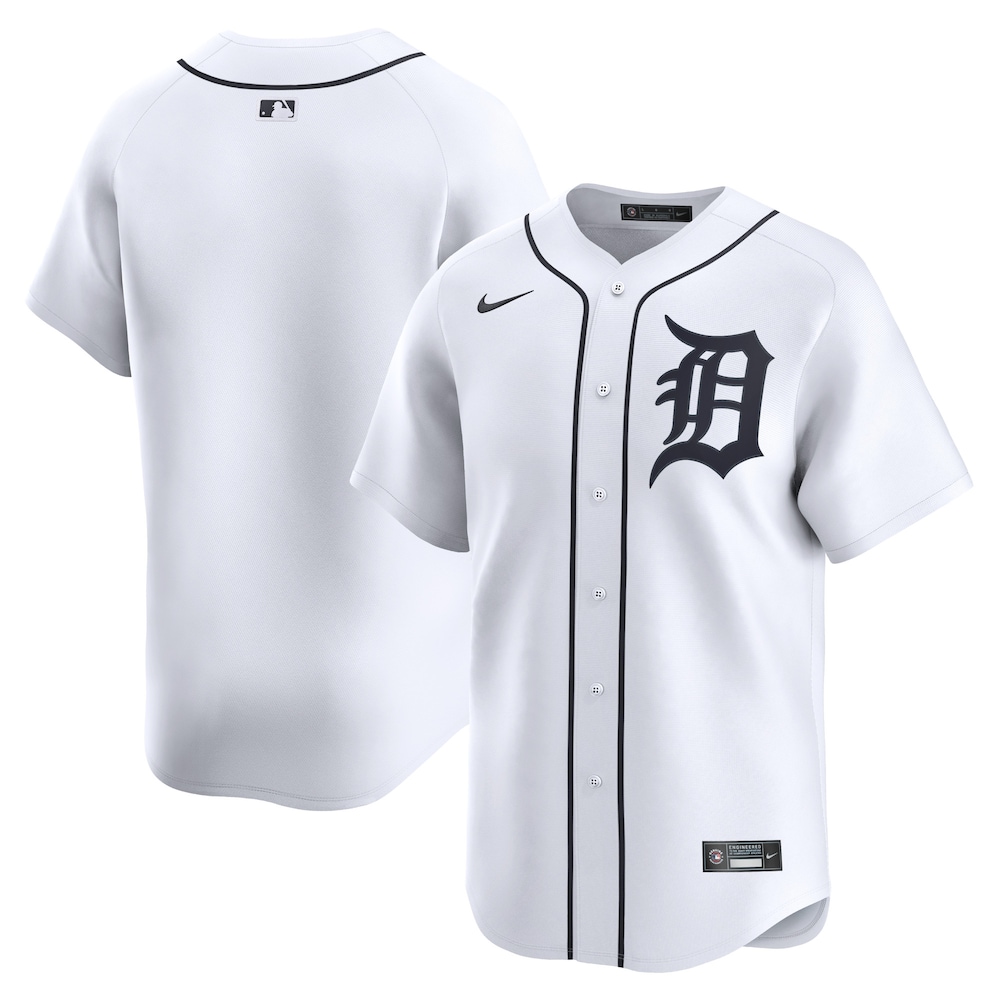 Detroit Tigers Youth Home Limited Jersey | White