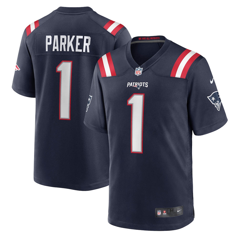 DeVante Parker New England Patriots Game Jersey | Navy