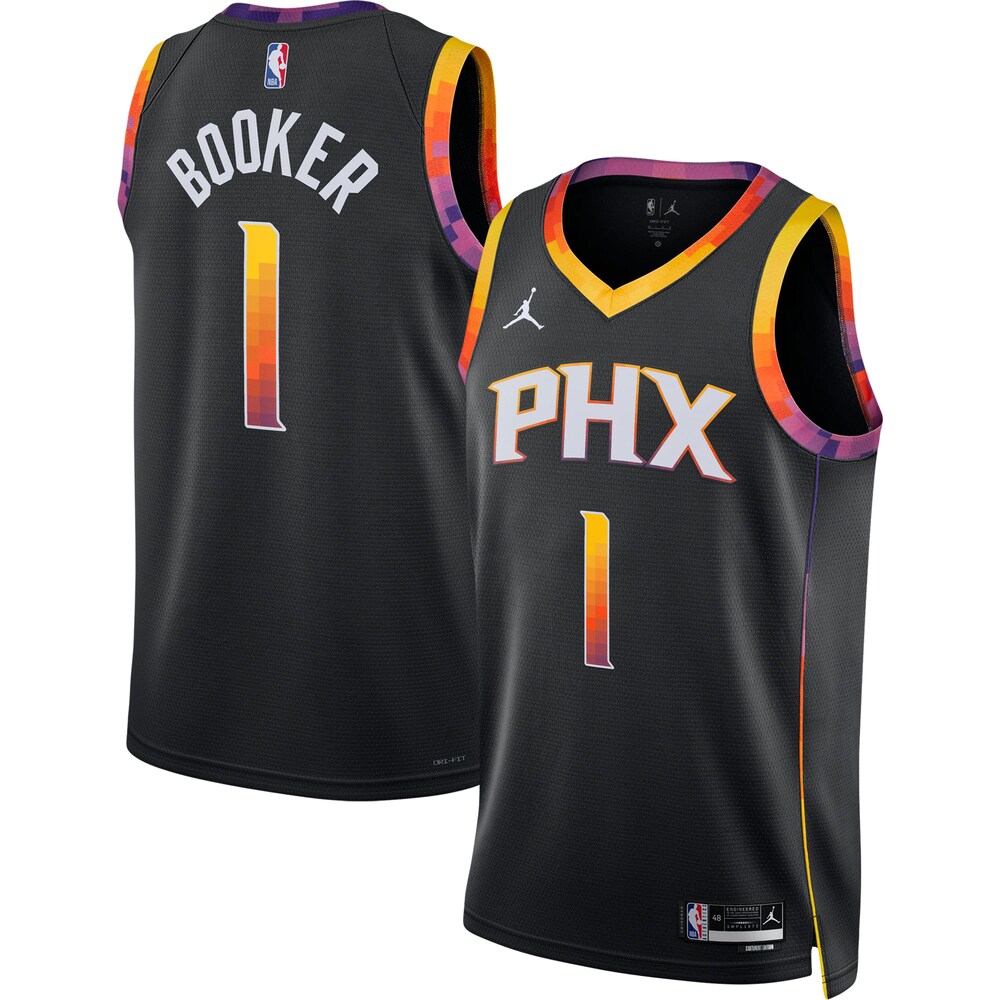 Devin Booker Phoenix Suns Jordan Brand Unisex Swingman Jersey - Statement Edition - Black