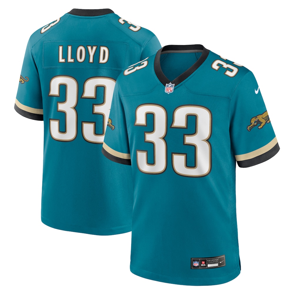 Devin Lloyd Jacksonville Jaguars Prowler Throwback Player Game Jersey | Teal