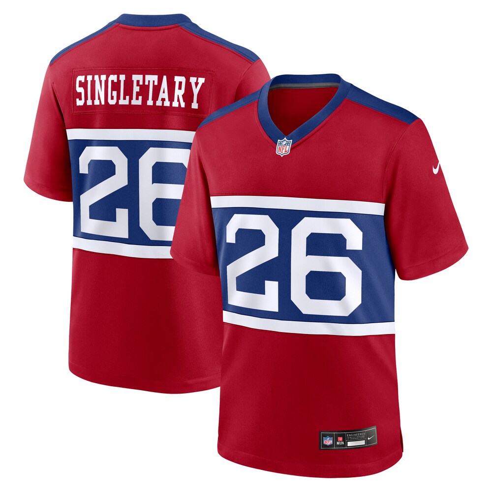 Devin Singletary New York Giants Alternate Player Game Jersey | Century Red