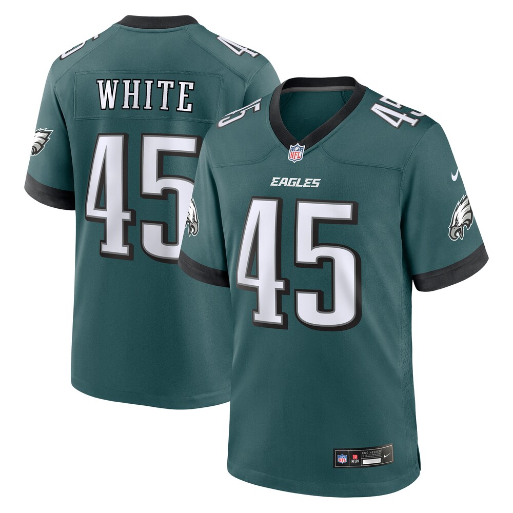 Devin White Philadelphia Eagles  Game Jersey - Midnight Green