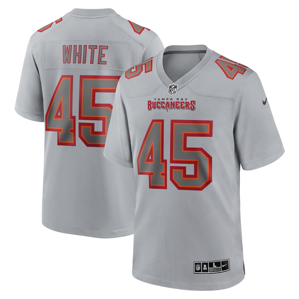 Devin White Tampa Bay Buccaneers Atmosphere Fashion Game Jersey - Gray