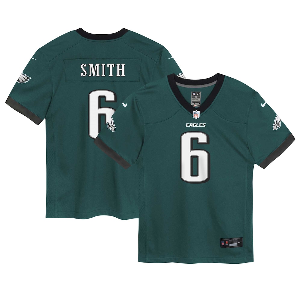 DeVonta Smith Philadelphia Eagles Infant Game Jersey - Midnight Green