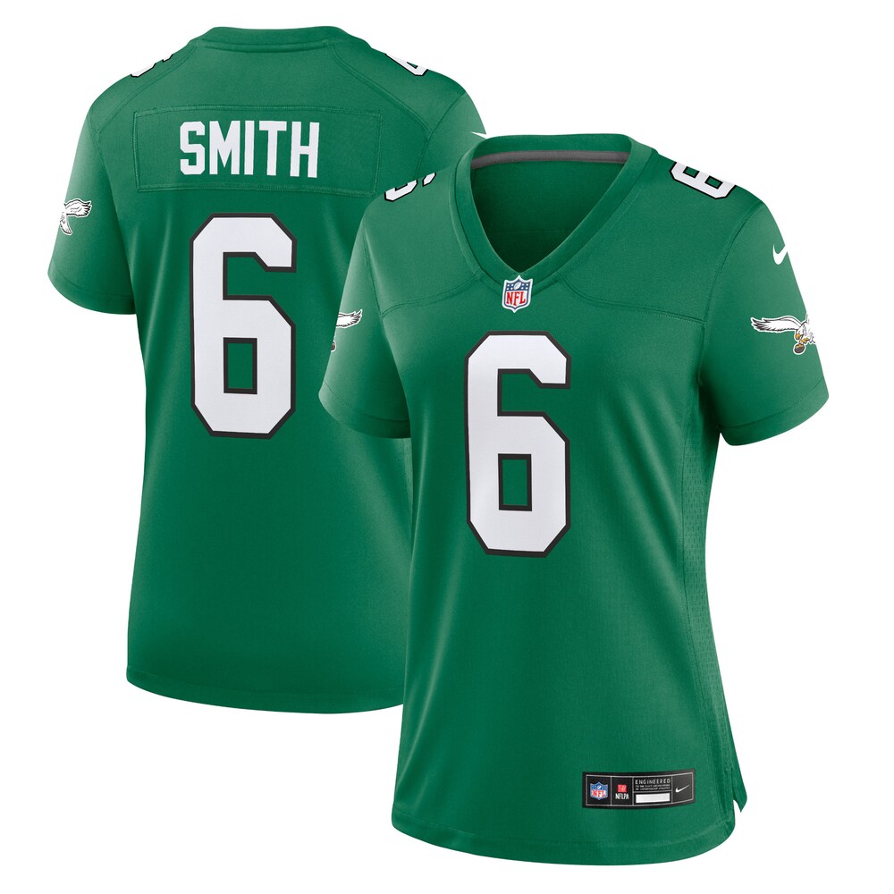 DeVonta Smith Philadelphia Eagles Women's Player Jersey | Kelly Green