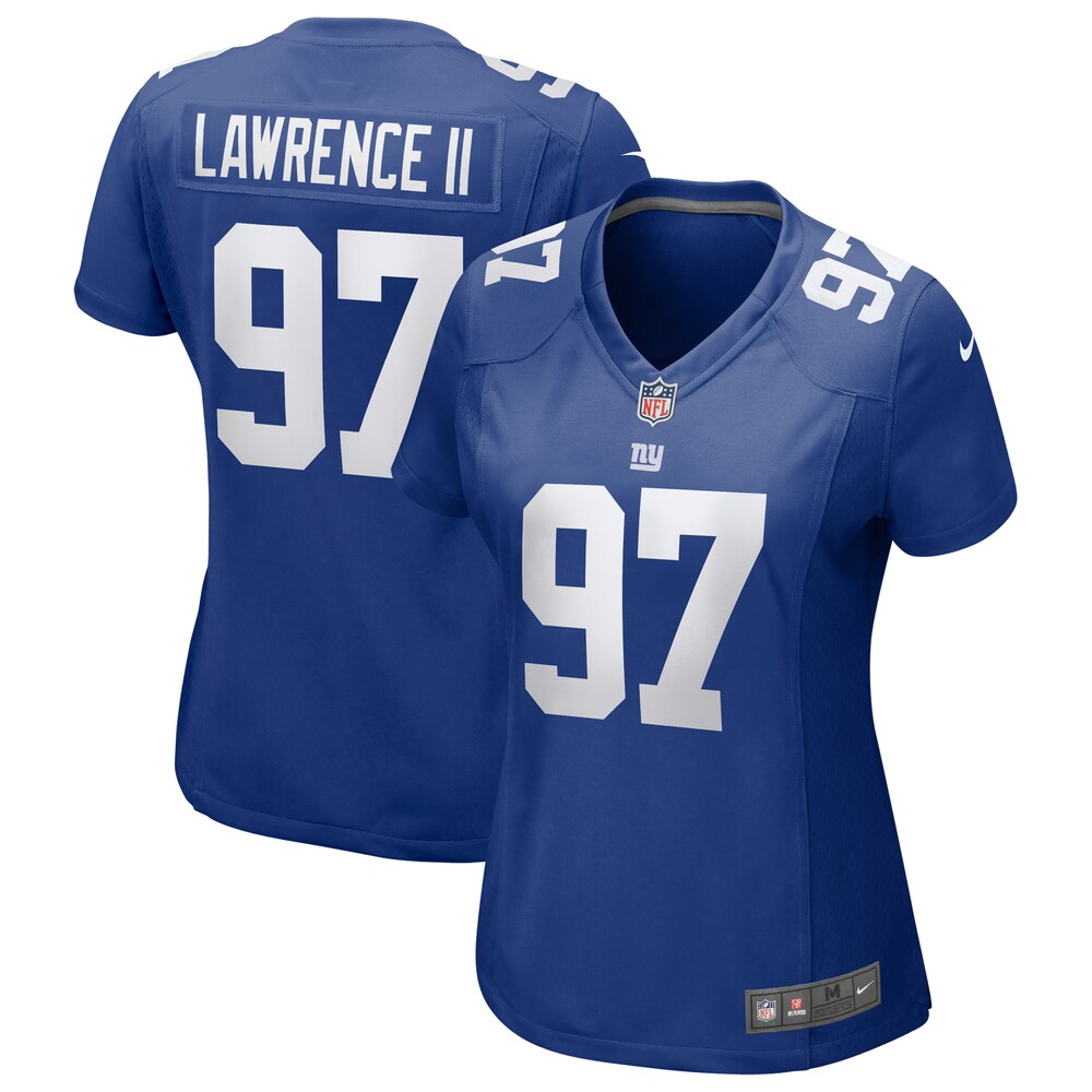 Dexter Lawrence II New York Giants Women's Team Game Player Jersey | Royal