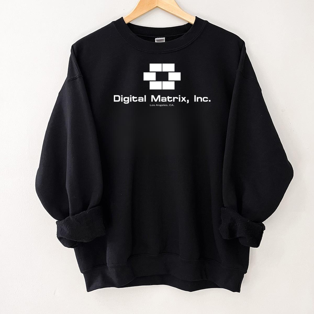 Digital Matrix Blocks Logo Los Angeles Graphic T-Shirt