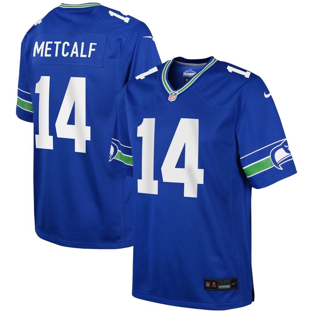 DK Metcalf Seattle Seahawks Preschool Game Jersey - Royal