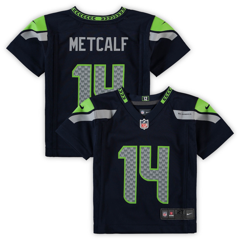 DK Metcalf Seattle Seahawks Toddler Game Jersey - Navy