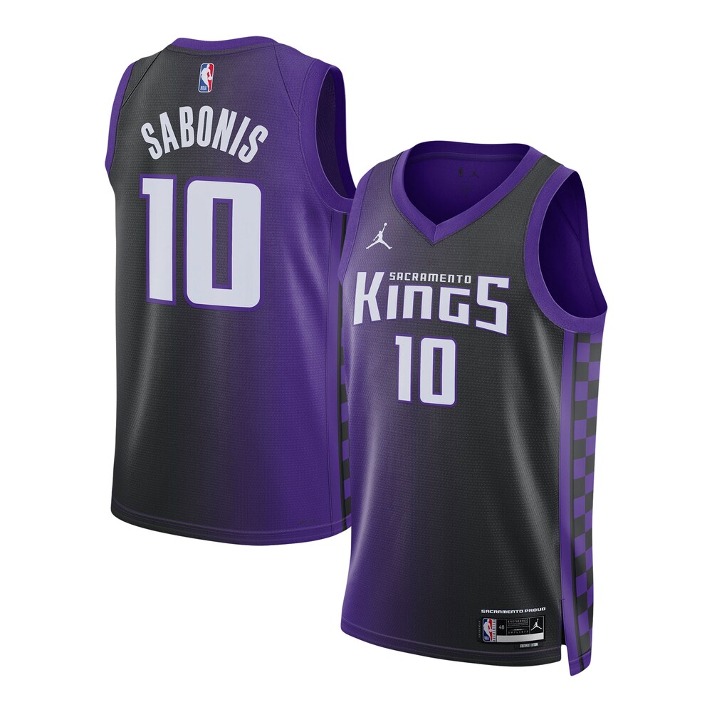 Domantas Sabonis Sacramento Kings Jordan Brand Unisex Swingman Jersey - Statement Edition - Purple