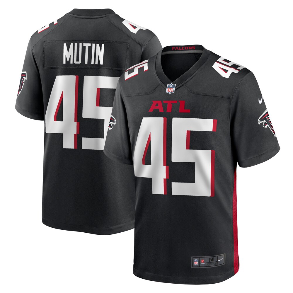 Donavan Mutin Atlanta Falcons Nike  Game Jersey -  Black