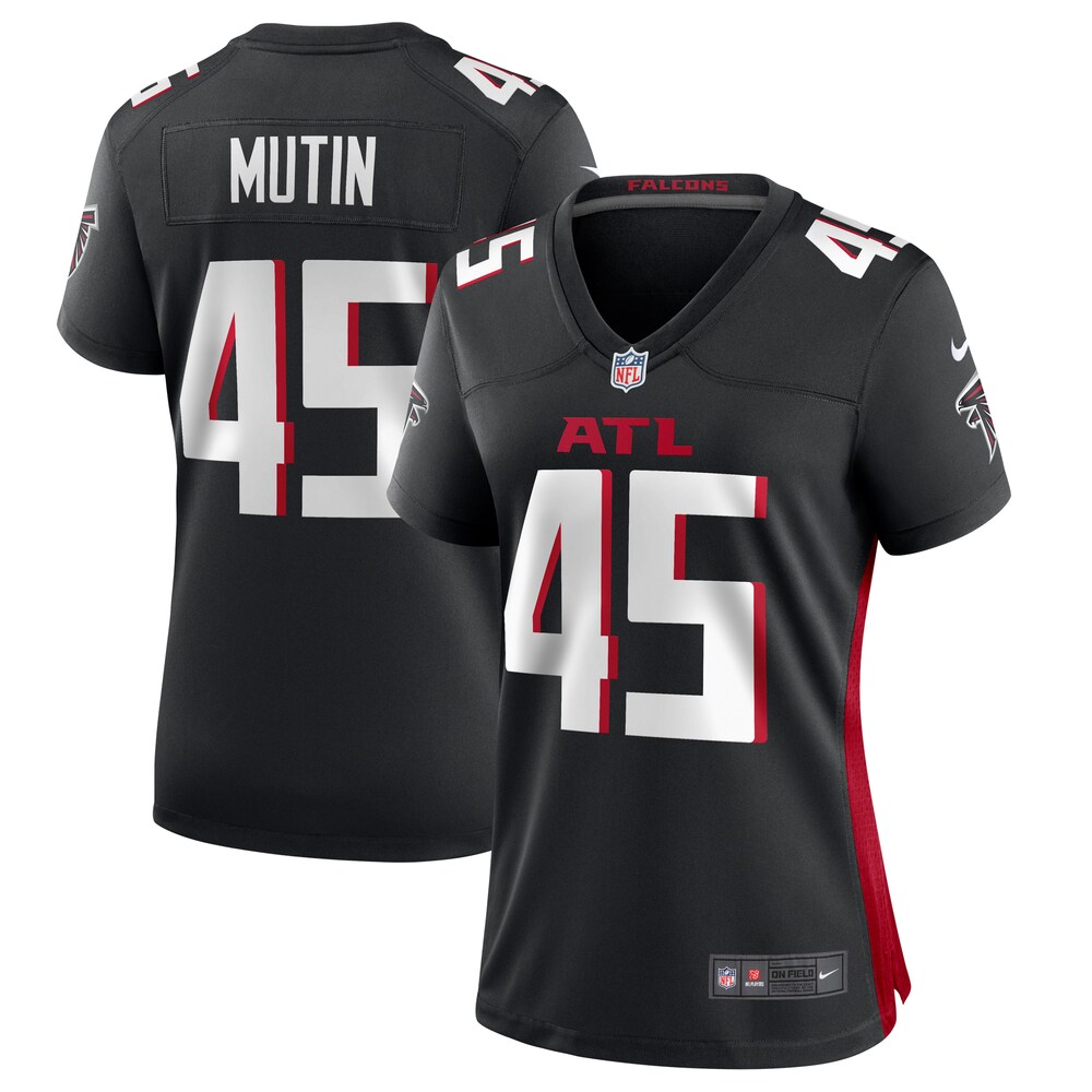 Donavan Mutin Atlanta Falcons Nike Women's  Game Jersey -  Black