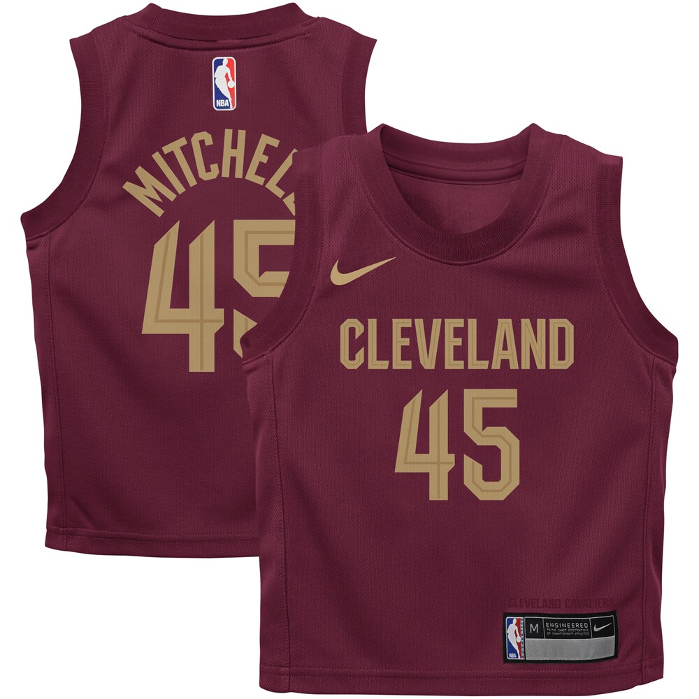 Donovan Mitchell Cleveland Cavaliers Nike Infant Swingman Player Jersey - Icon Edition - Wine