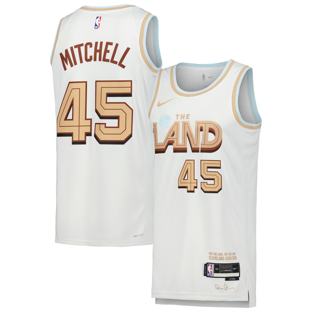 Donovan Mitchell Cleveland Cavaliers Nike Swingman Player Jersey - City Edition - White