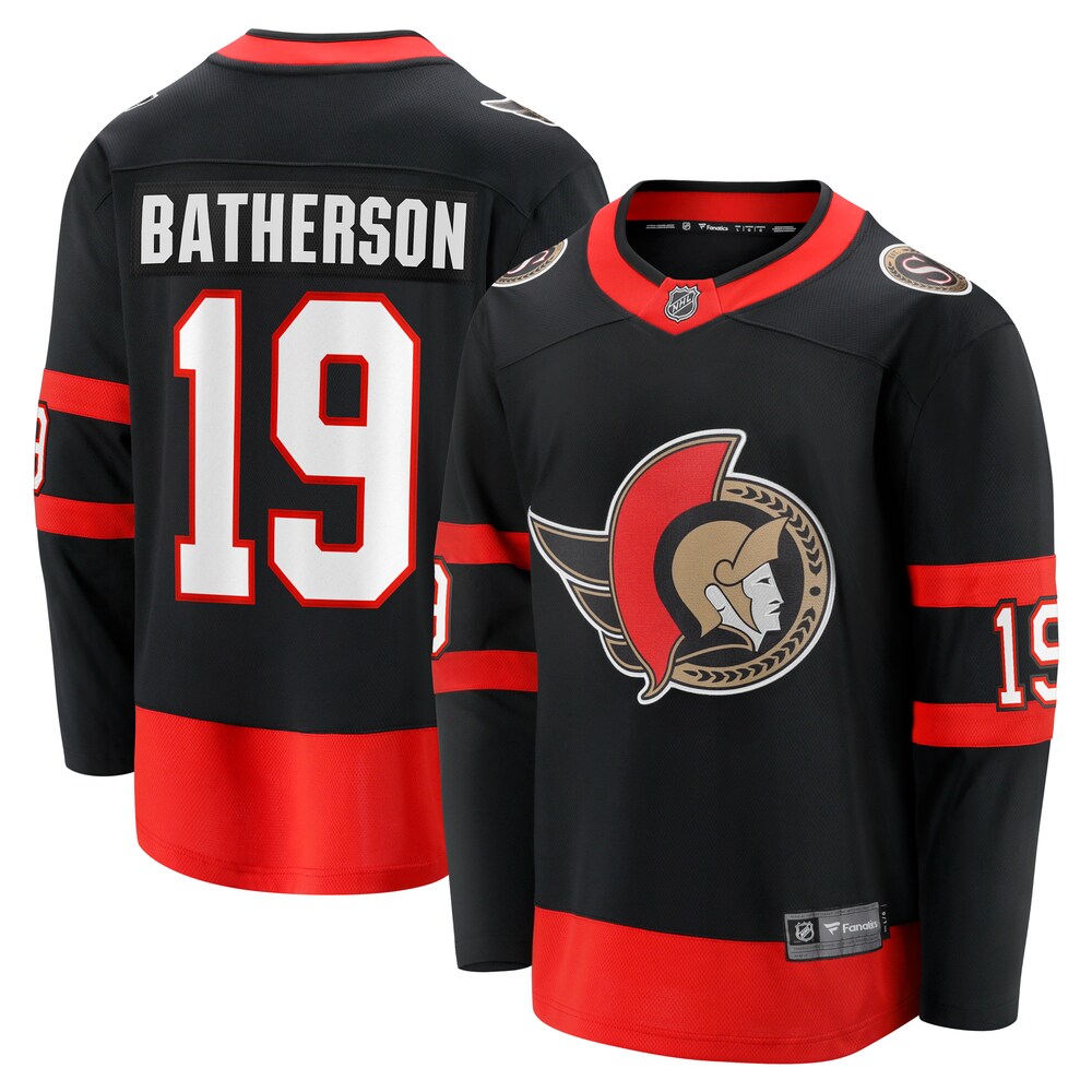 Drake Batherson Ottawa Senators Fanatics Branded Home Breakaway Jersey - Black