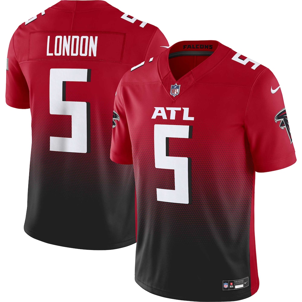 Drake London Atlanta Falcons Vapor F.U.S.E. Limited Jersey - Red