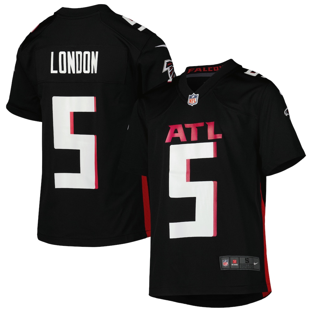 Drake London Atlanta Falcons Youth Game Jersey - Black