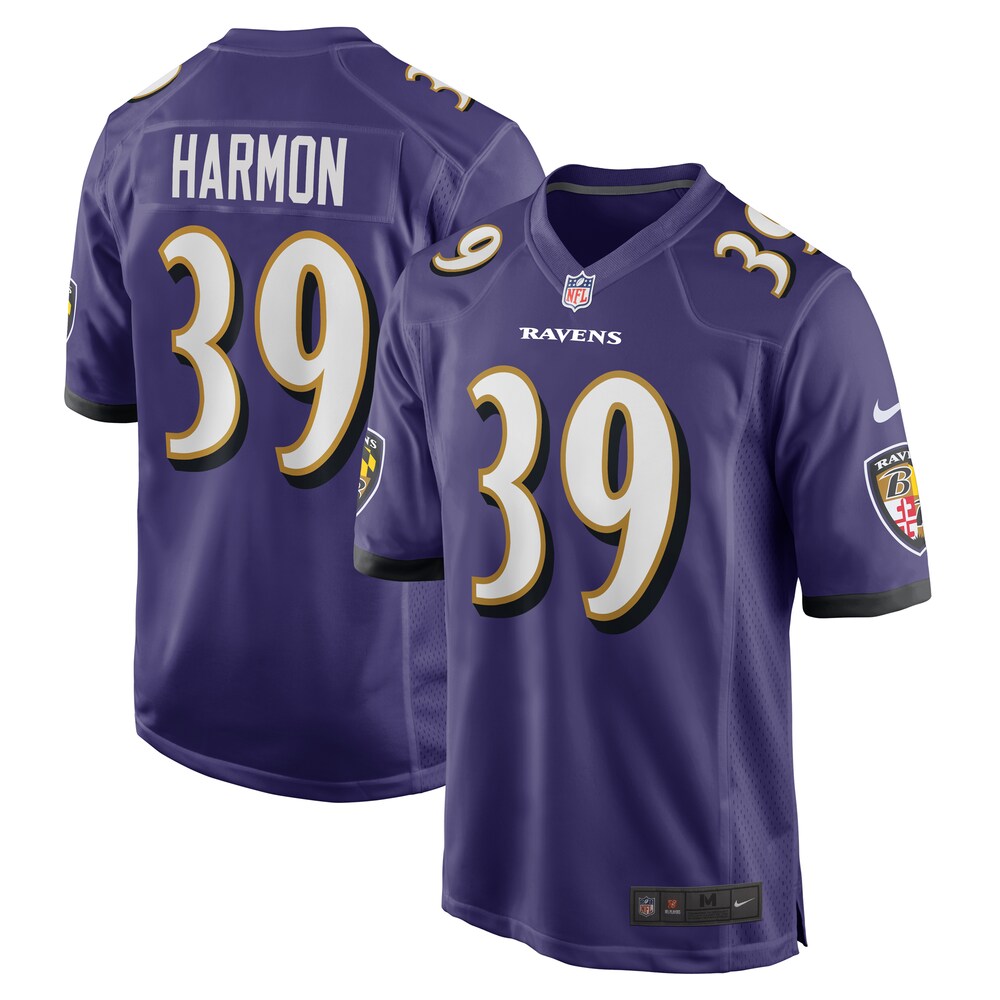 Duron Harmon Baltimore Ravens Nike  Game Jersey -  Purple