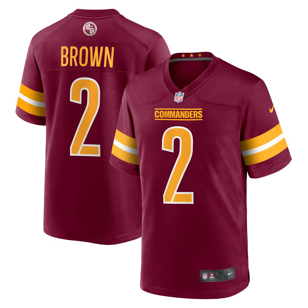 Dyami Brown Washington Commanders Game Jersey | Burgundy