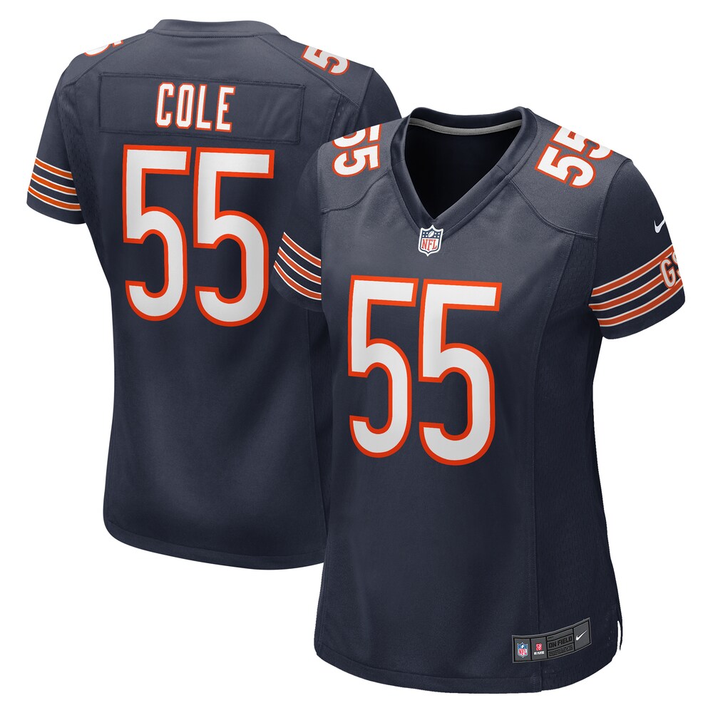 Dylan Cole Chicago Bears Nike Women's Game Jersey - Navy