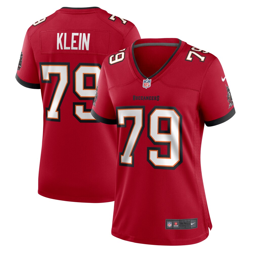 Elijah Klein Tampa Bay Buccaneers Women's  Game Jersey |  Red