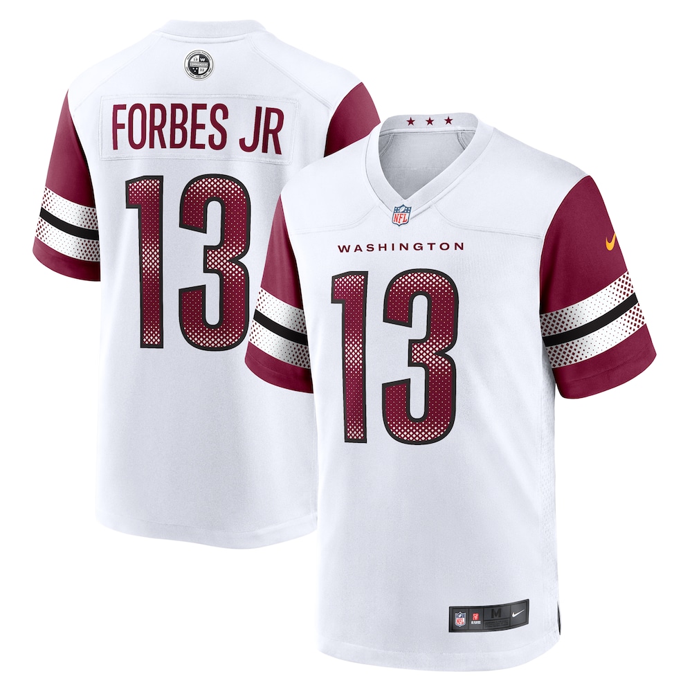 Emmanuel Forbes Jr. Washington Commanders Away Game Jersey | White