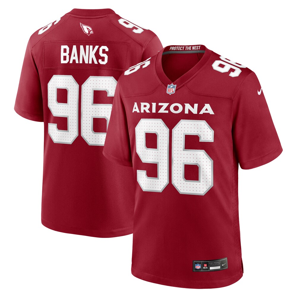 Eric Banks Arizona Cardinals  Game Jersey -  Cardinal