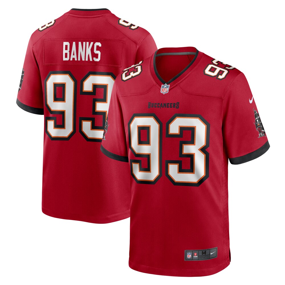 Eric Banks Tampa Bay Buccaneers  Game Jersey -  Red