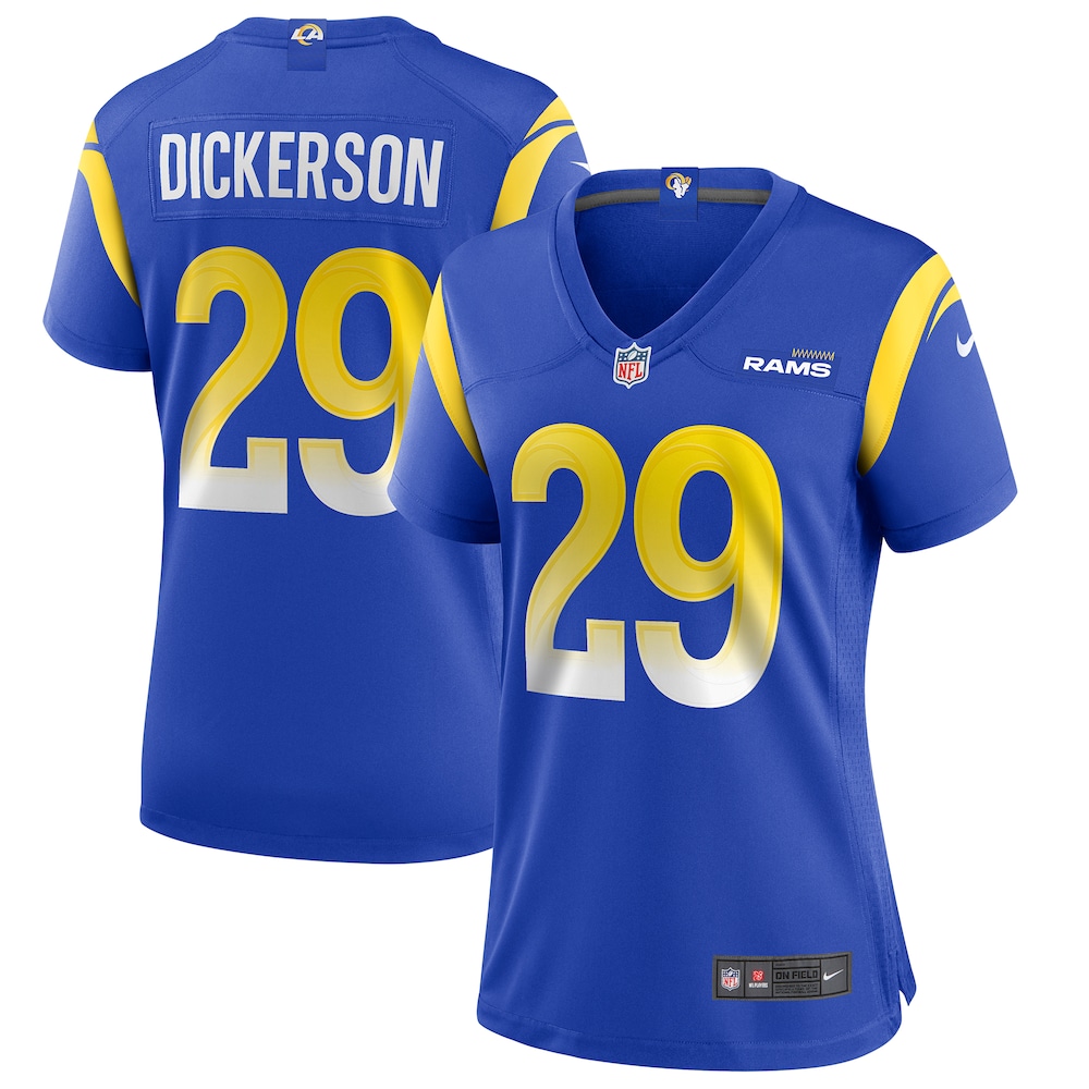 Eric Dickerson Los Angeles Rams Women's Game Retired Player Jersey | Royal