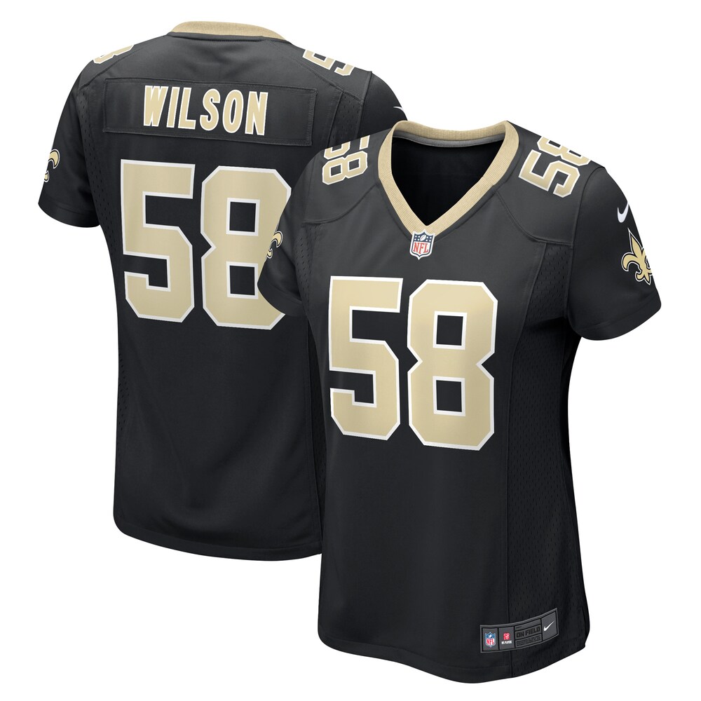 Eric Wilson New Orleans Saints Women's Game Player Jersey | Black