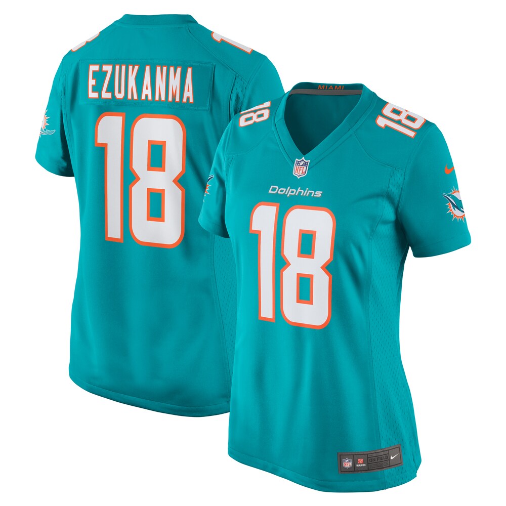 Erik Ezukanma Miami Dolphins Women's Game Player Jersey | Aqua