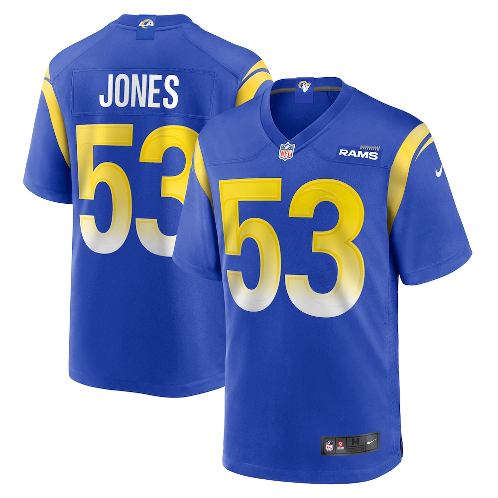 Ernest Jones Los Angeles Rams Game Player Jersey | Royal