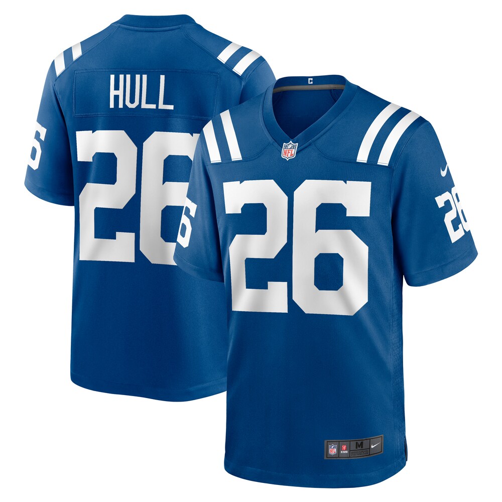 Evan Hull Indianapolis Colts Team Game Jersey |  Royal