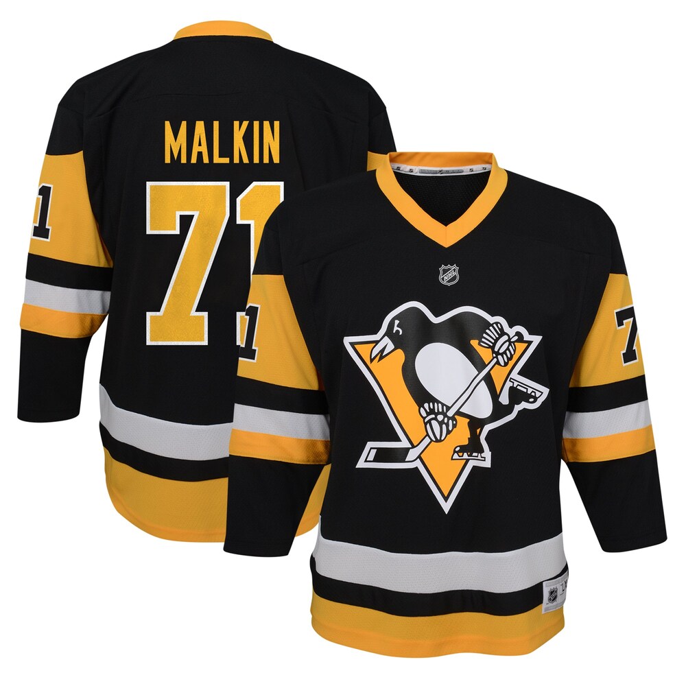 Evgeni Malkin Pittsburgh Penguins Youth Home Replica Player Jersey - Black