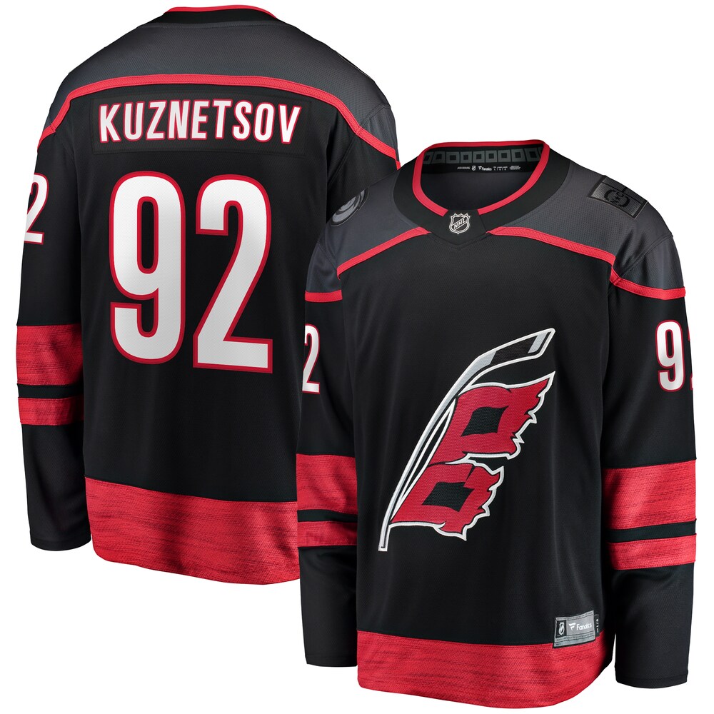 Evgeny Kuznetsov Carolina Hurricanes Fanatics Home Breakaway Jersey | Black