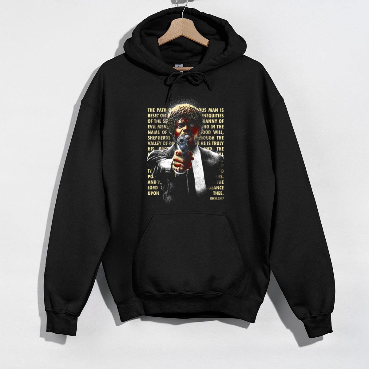 Ezekiel 2517 Pulp Fiction Movie Quote Graphic T-Shirt