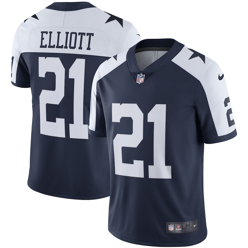 Ezekiel Elliott Dallas Cowboys Alternate Vapor Limited Jersey | Navy