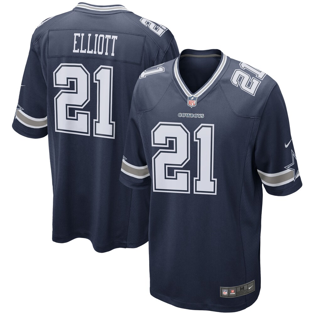 Ezekiel Elliott Dallas Cowboys Game Team Jersey | Navy