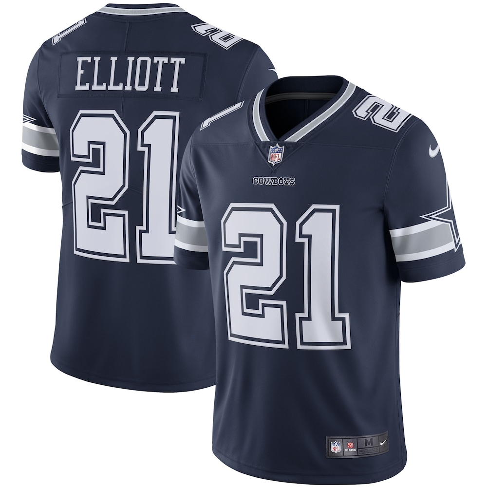 Ezekiel Elliott Dallas Cowboys Vapor Limited Jersey - Navy