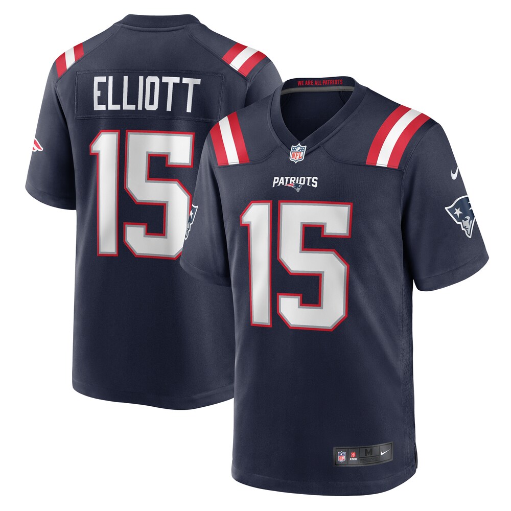 Ezekiel Elliott New England Patriots Game Player Jersey | Navy