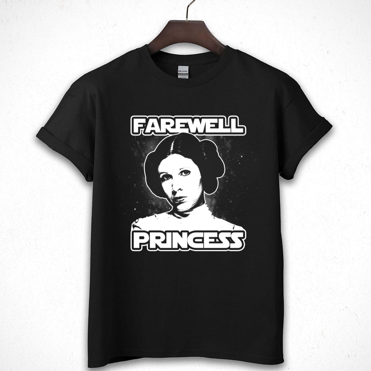 Farewell Princess Leia Graphic Tee - Sci-Fi Movie Unisex T-Shirt